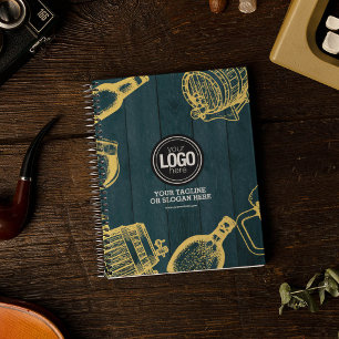 Cuaderno Personalizar el tema de la Cervecería Verde Oscura