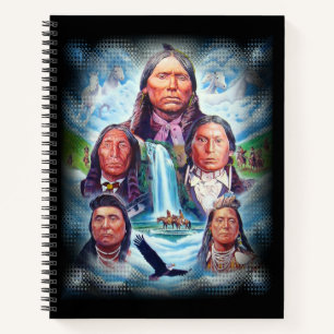 Cuaderno Personalizar Famosos Jefes Indígenas Estadounidens