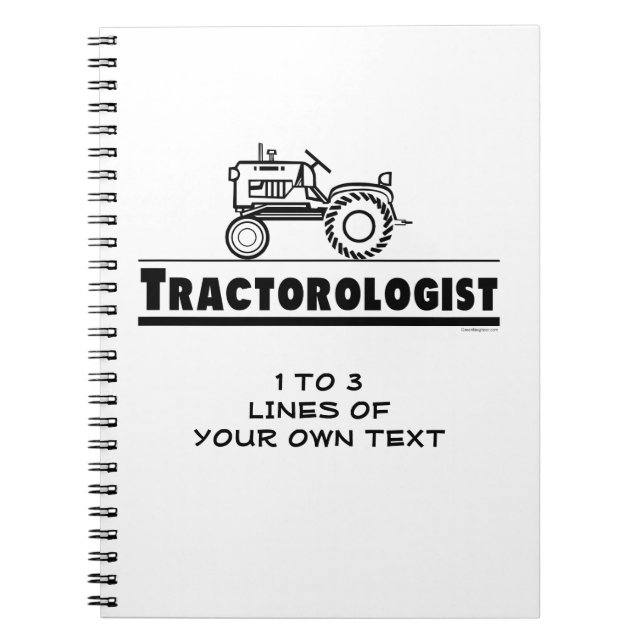 Cuaderno Personalizar Funny Tractor (Frente)