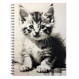 Cuaderno PERSONALIZAR: Gatito lindo | Diario de bloc de not
