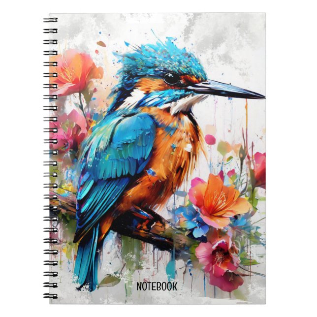 Cuaderno PERSONALIZAR: Kingfisher | Diario de bloc de notas (Frente)