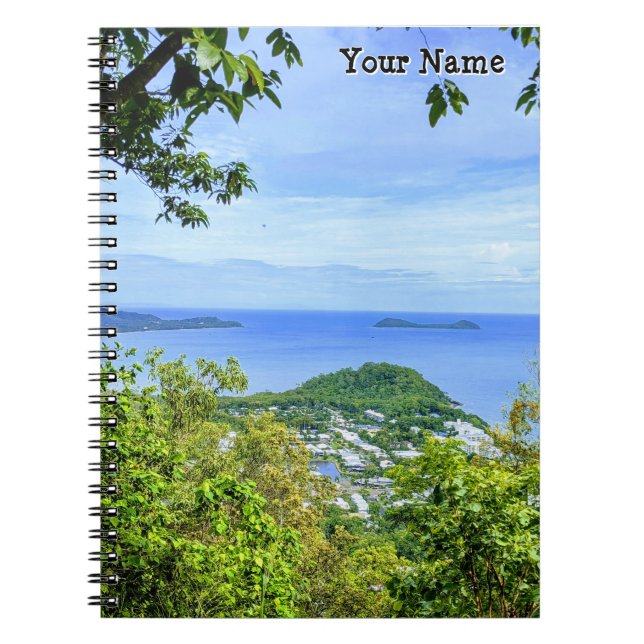 Cuaderno Personalizar la playa de Cairns (Frente)