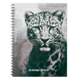 Cuaderno PERSONALIZAR: Leopardo | Diario de bloc de notas