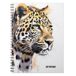 Cuaderno PERSONALIZAR: Leopardo | Diario de bloc de notas