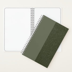 Cuaderno Personalizar Moss Green Sketchbook - División dere
