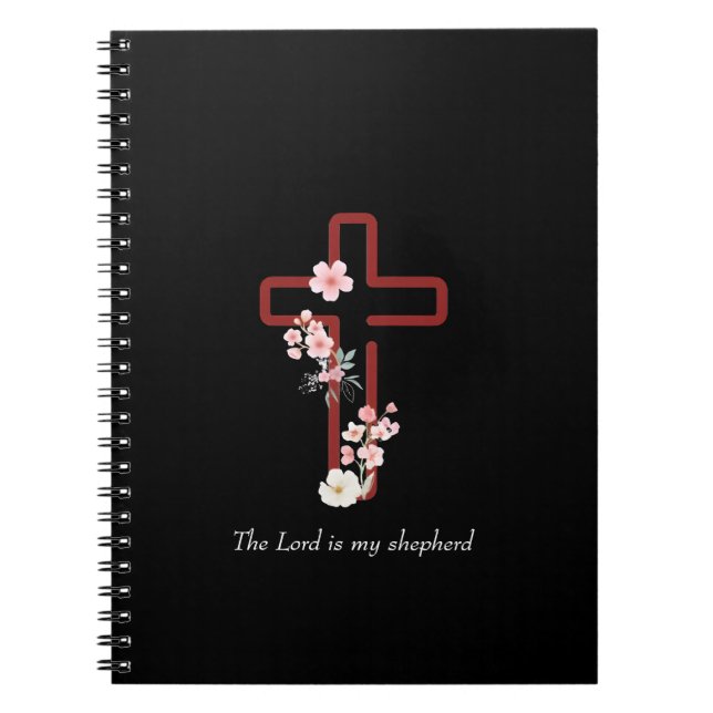Cuaderno Personalizar Navidades Holly Cross (Frente)