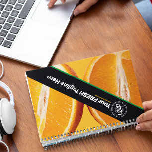 Cuaderno Personalizar negocio Empresa Naranja
