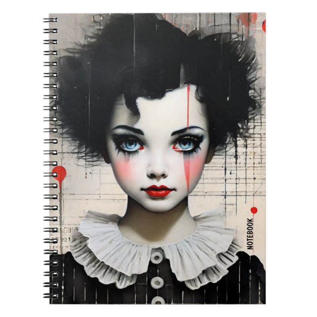 Cuaderno PERSONALIZAR: Payaso | Diario de bloc de notas (Frente)