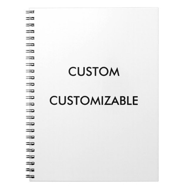 Cuaderno Personalizar personalizable Personalizado Blank (Frente)