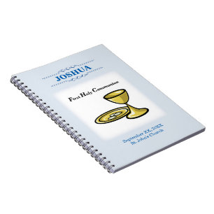 Cuaderno Personalizar, primer cuerpo de comunión y sangre
