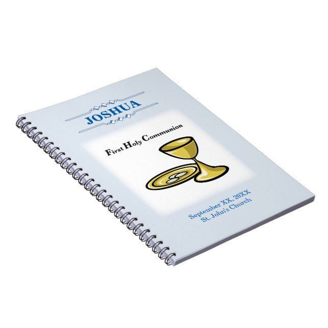 Cuaderno Personalizar, primer cuerpo de comunión y sangre (Lado Derecho)