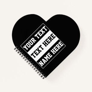 Cuaderno Personalizar texto nombre personalizado regalo
