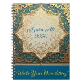 Cuaderno Personalized 2026 Floral Spiral Notebook