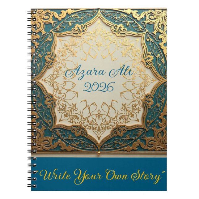 Cuaderno Personalized 2026 Floral Spiral Notebook (Frente)