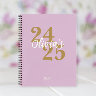 Cuaderno Personalized Academic Diary 2024-2025 