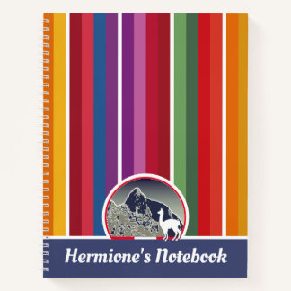 Cuaderno Personalized Andean Mountain Machu Picchu Peru