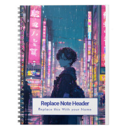 Cuaderno Personalized Anime Themed Notebook