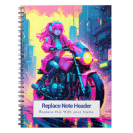 Cuaderno Personalized Anime Themed Notebook