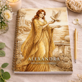 Cuaderno Personalized Aphrodite Reflections Journal