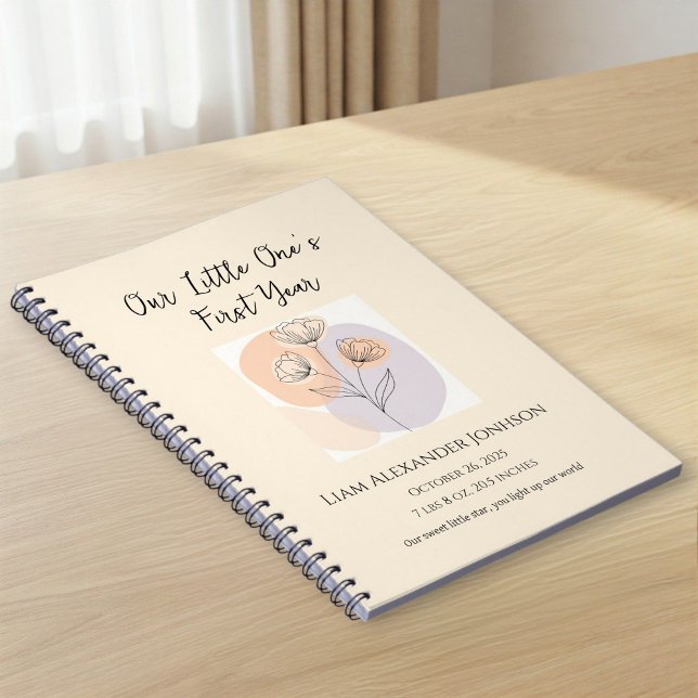 Cuaderno Personalized Beige Baby Photo Notebook  (Subido por el creador)