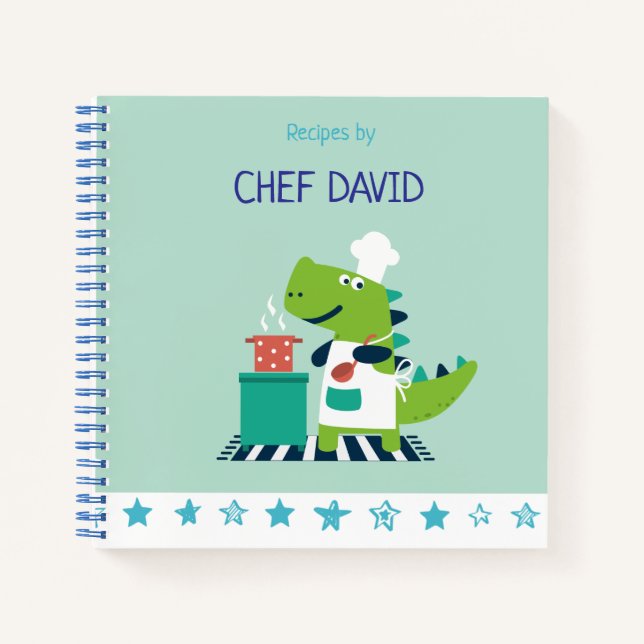Cuaderno Personalized Blank Cookbook for Kids (Anverso)