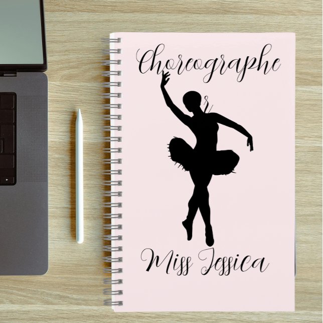 Cuaderno Personalized choreographer Teacher appreciation  (Subido por el creador)