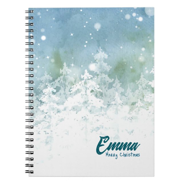 Cuaderno Personalized Christmas Notebook - Emma (Frente)