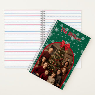 Cuaderno Personalized Christmas Spiral Notebook with Custom