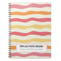 Personalized Colorful Wave Patterned