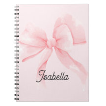 Personalized Coquette Pink Bow Girl