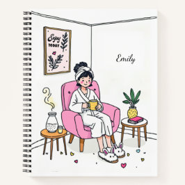 Cuaderno Personalized Cozy Friend Gift Soft Relaxing Care
