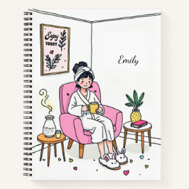 Cuaderno Personalized Cozy Granddaughter Gift Cute Relaxing