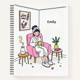 Cuaderno Personalized Cozy Mom Gift Soft Relaxing Self Care
