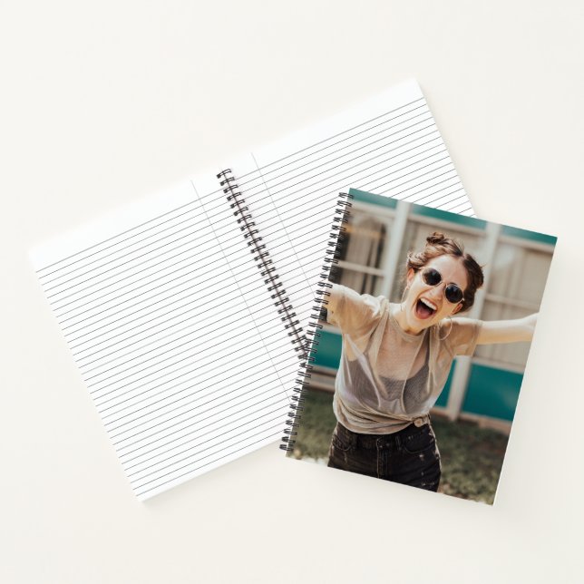 Cuaderno Personalized Custom Photo Spiral Notebook (Interior)
