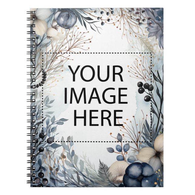 Cuaderno Personalized Custom Your Own Photo & Text (Frente)