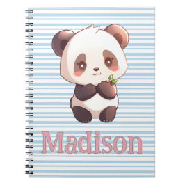 Cuaderno Personalized Cute Panda