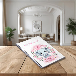 Cuaderno Personalized Elephant Notebook
