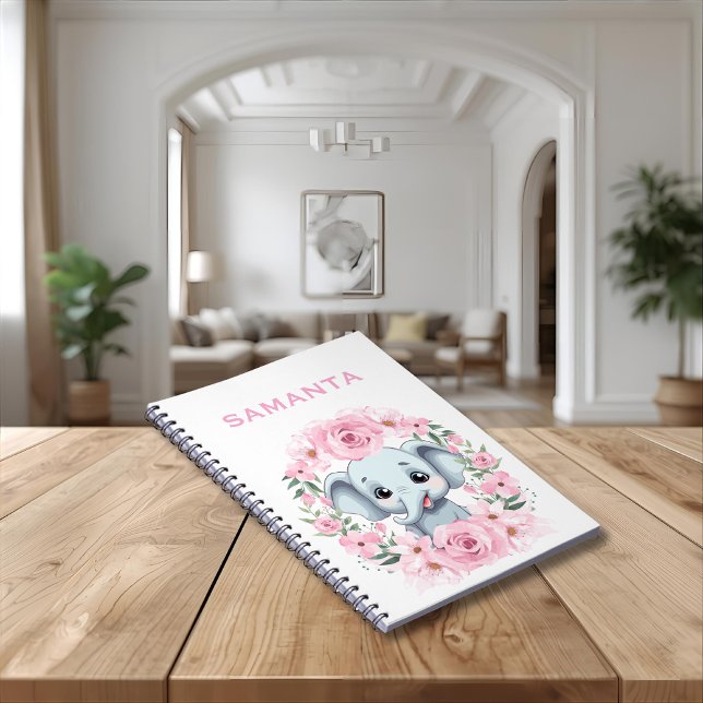 Cuaderno Personalized Elephant Notebook (Subido por el creador)
