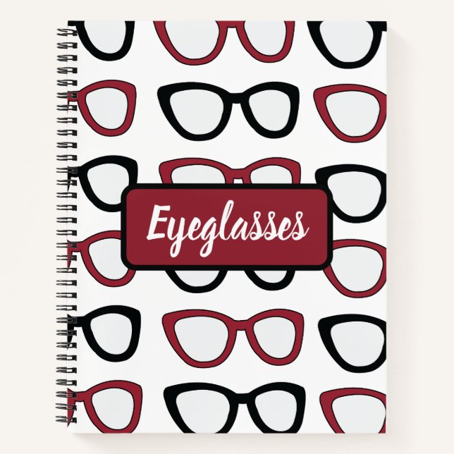Cuaderno Personalized Eyeglasses Spectacles Optician  (Anverso)
