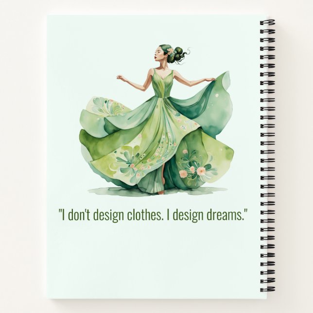 Cuaderno Personalized Fashion Sketch Book (Reverso)