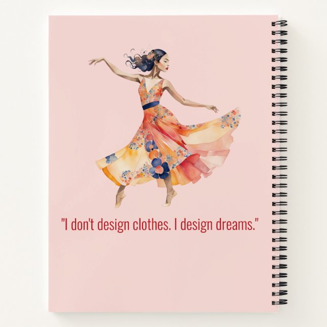 Cuaderno Personalized Fashion Sketch Book (Reverso)
