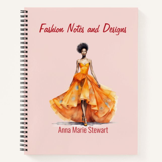 Cuaderno Personalized Fashion Sketch Book (Anverso)