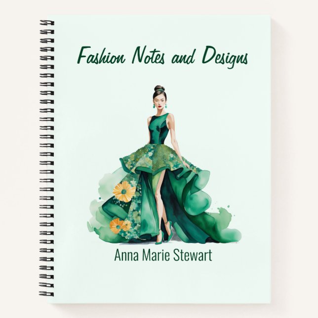 Cuaderno Personalized Fashion Sketch Book (Anverso)