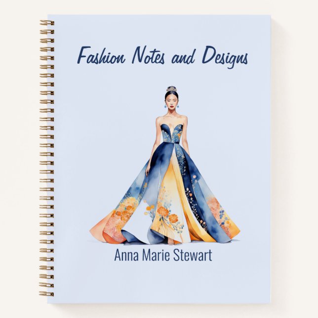 Cuaderno Personalized Fashion Sketch Book (Anverso)