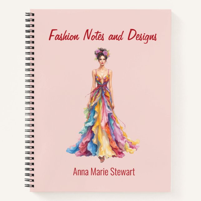 Cuaderno Personalized Fashion Sketch Book (Anverso)