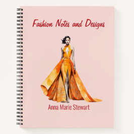 Cuaderno Personalized Fashion Sketch Book