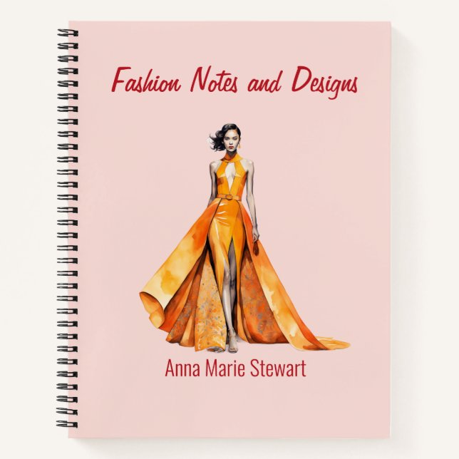 Cuaderno Personalized Fashion Sketch Book (Anverso)