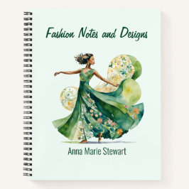 Cuaderno Personalized Fashion Sketch Book