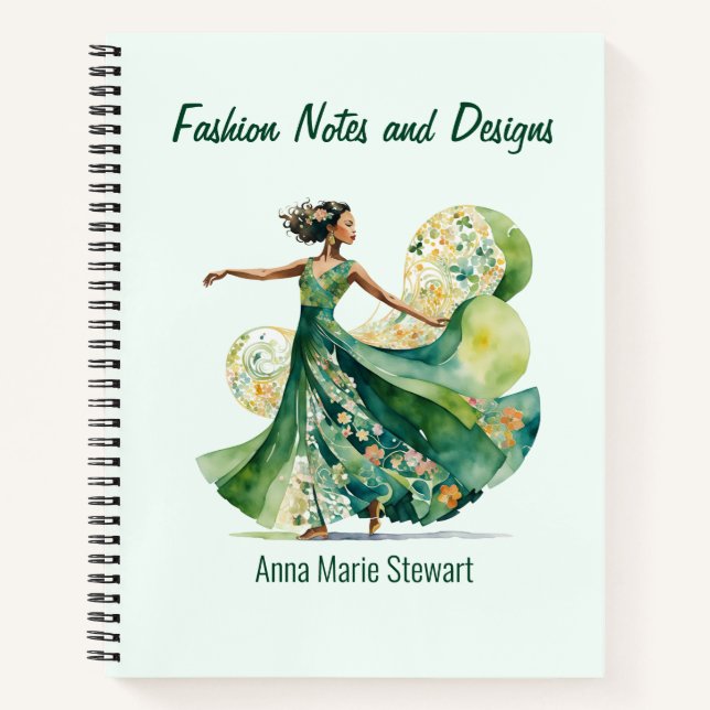 Cuaderno Personalized Fashion Sketch Book (Anverso)
