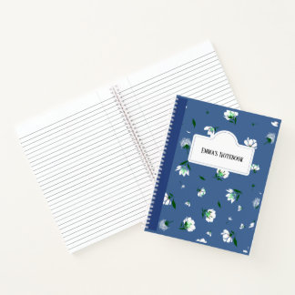 Cuaderno Personalized Floral Notebook